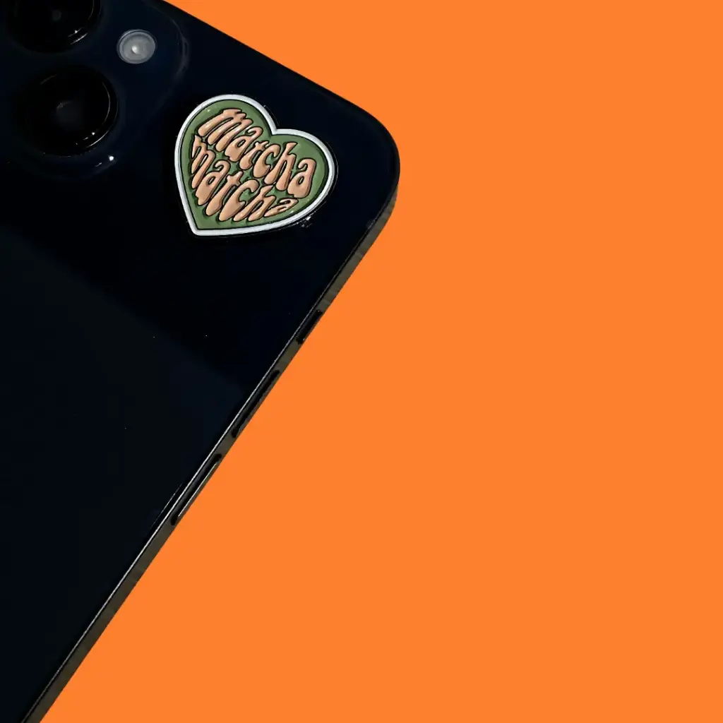 Matcha Metal Sticker