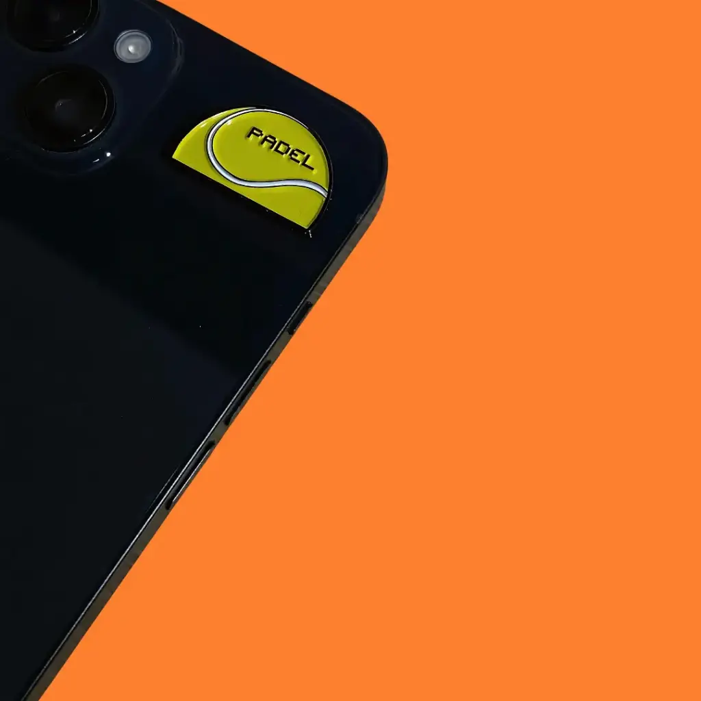 Metal paddle sticker