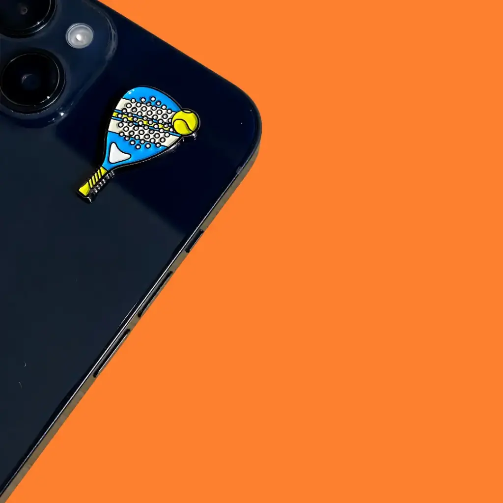 Metal paddle sticker