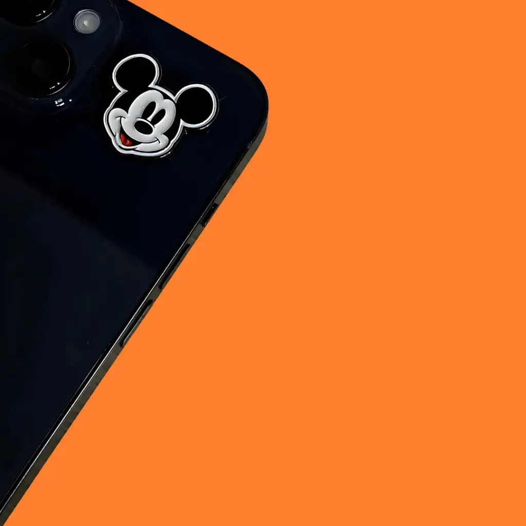 Mickey Mouse metal sticker