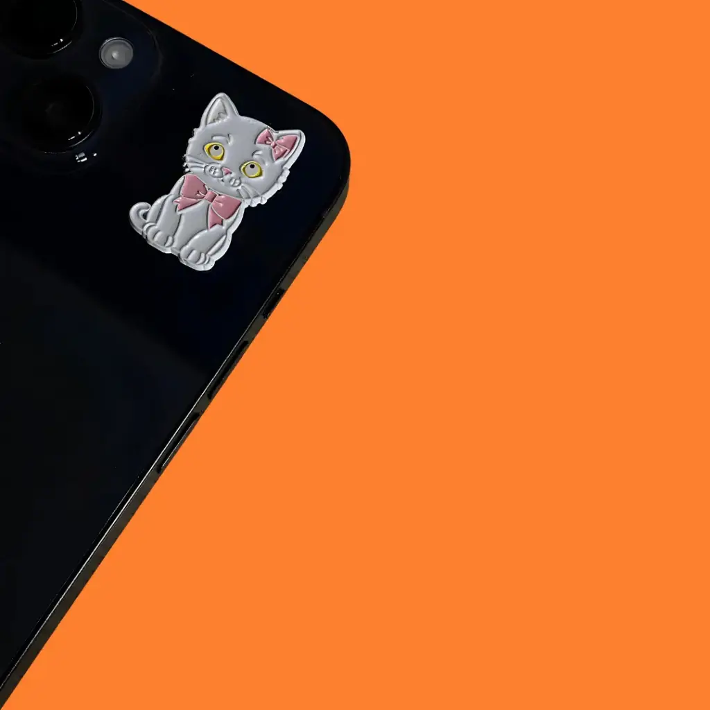 Metal Cat Sticker