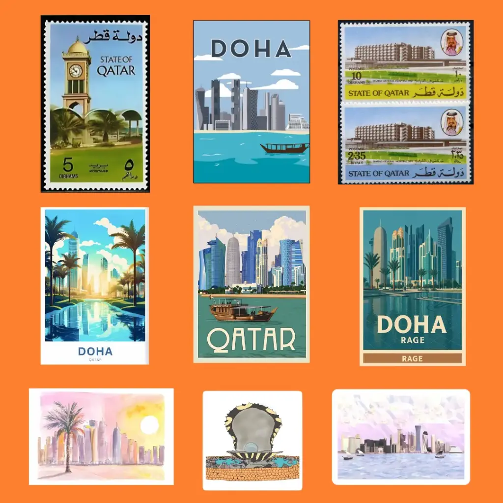 مجموعة ستيكرات قطر