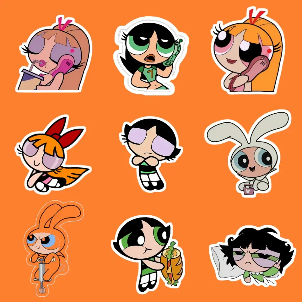 Powerpuff Girls sticker set