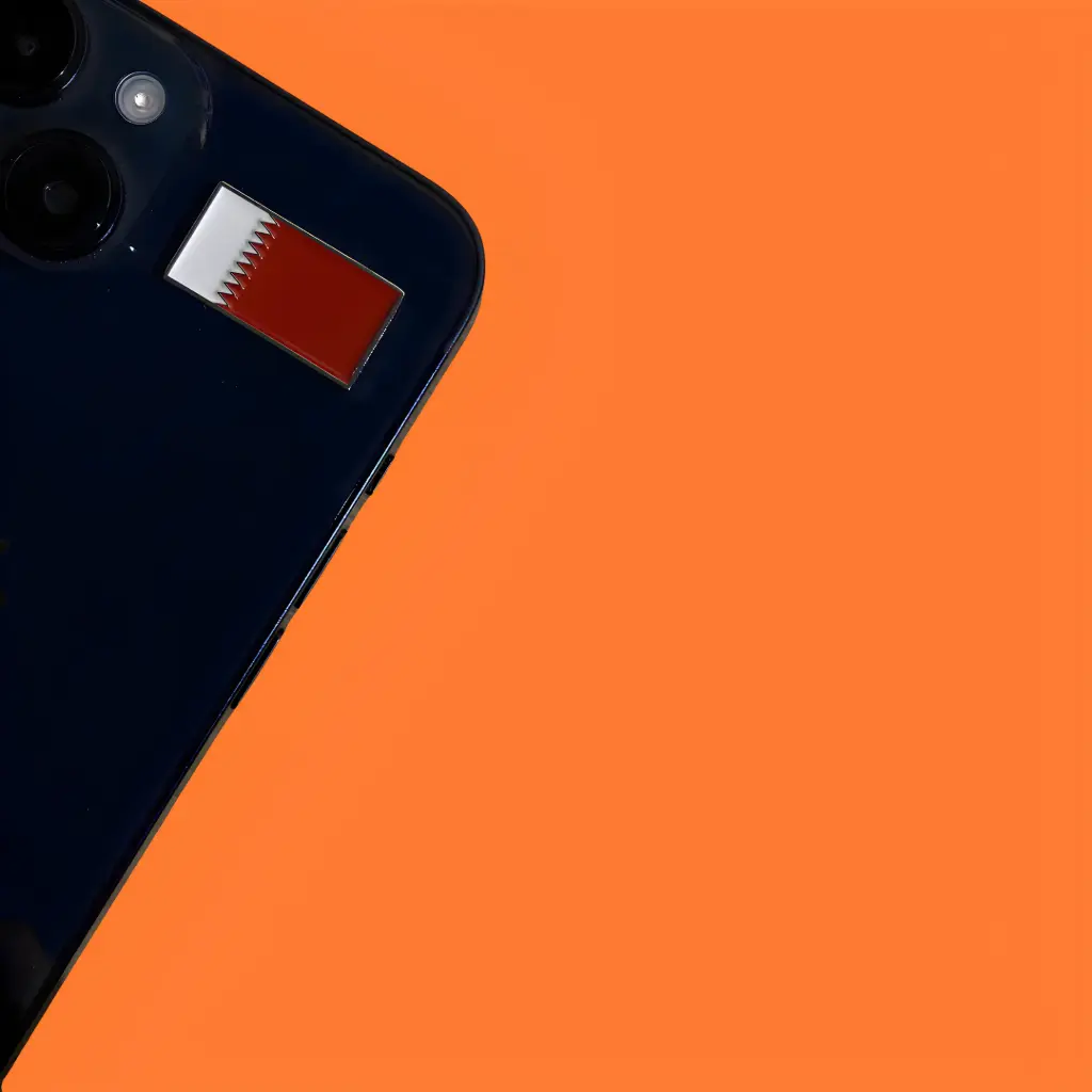 ستيكر معدني علم قطر