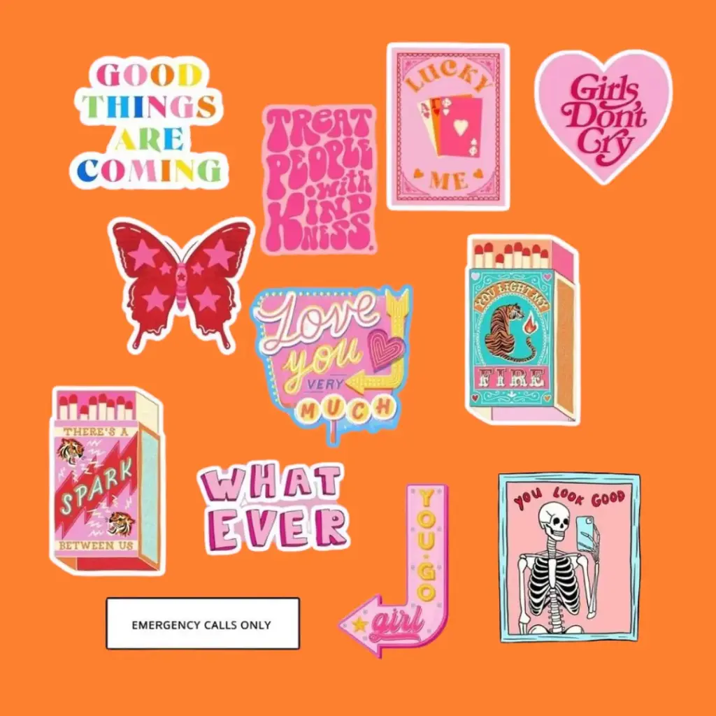 Pink Sticker Set - Softness, Love, and a Feminine Touch