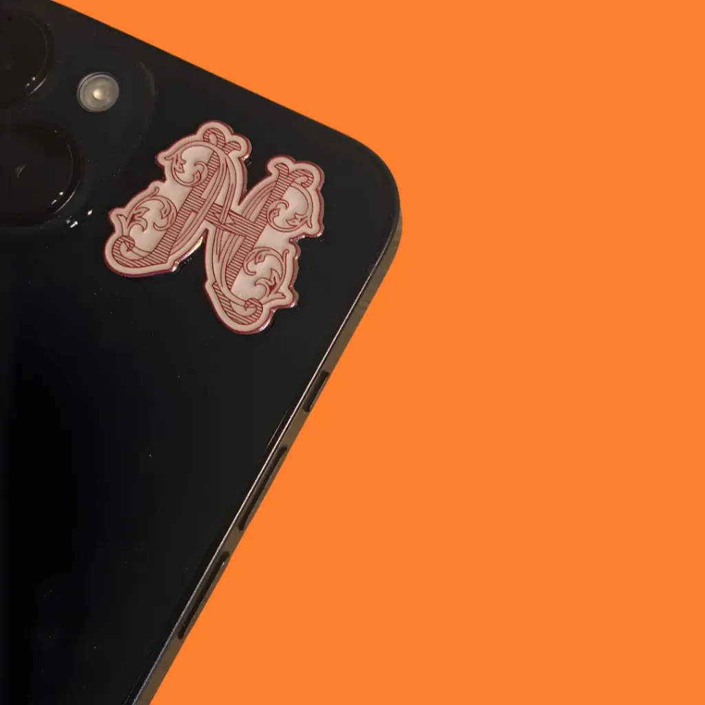 ستيكر معدن للاعراس والمناسبات