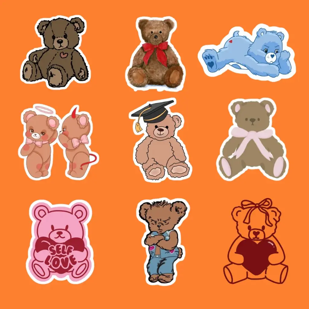 Bears Sticker Set