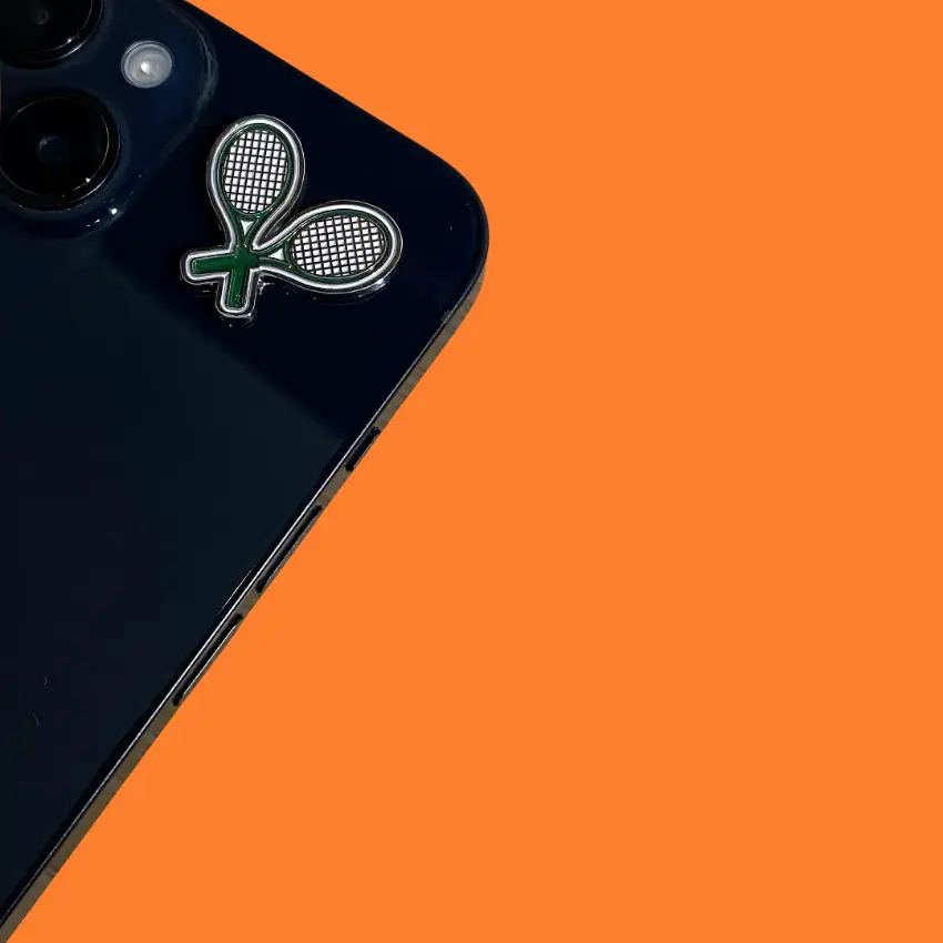 ستيكر معدني مضرب تنس