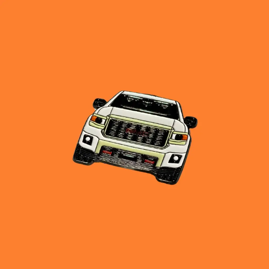 GMC metal car sticker