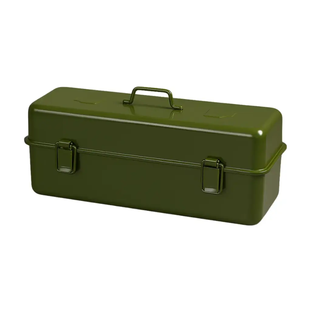 Green Portable Travel Tea Box – Outdoor Tea Set Organizer