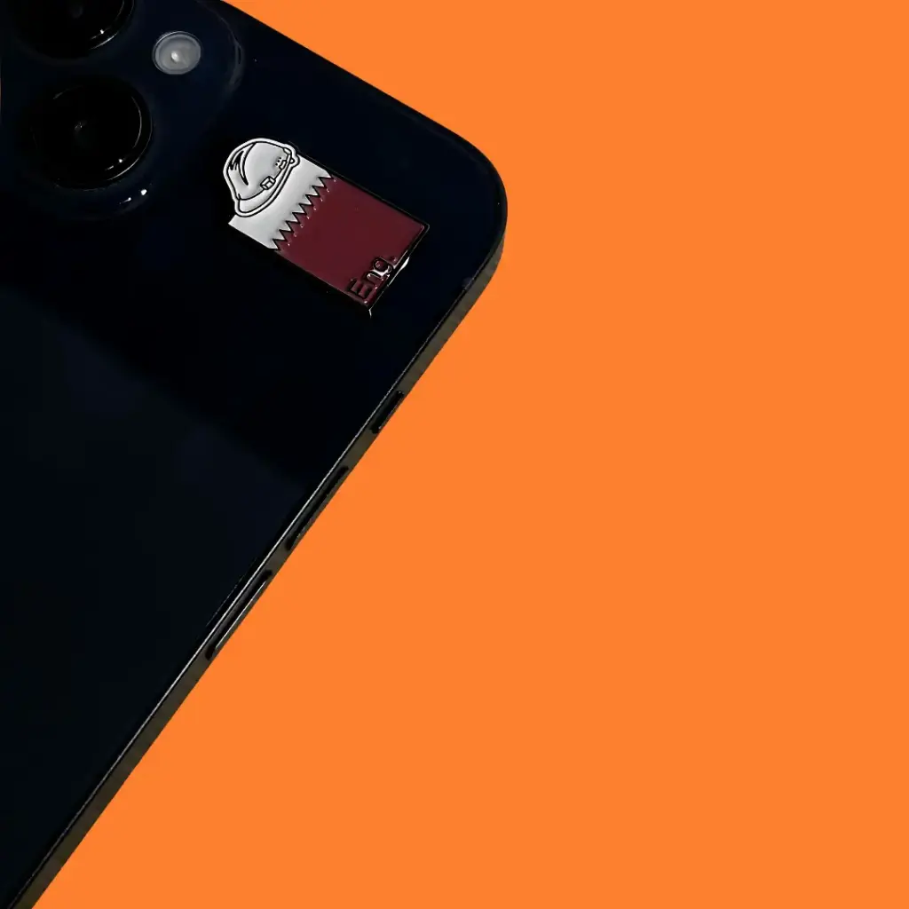 Qatar Engineer Metal Sticker