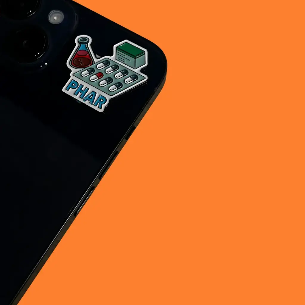 Metal sticker pharmacy