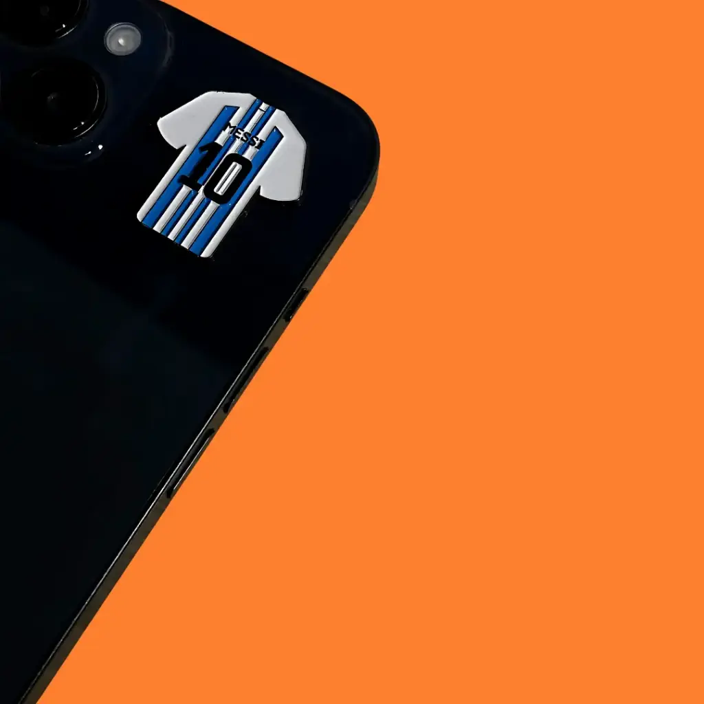 Messi T-shirt metal sticker