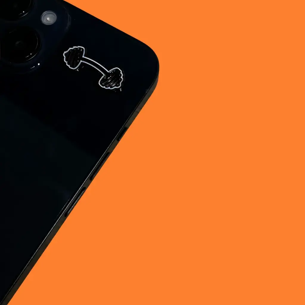 Metal weight sticker