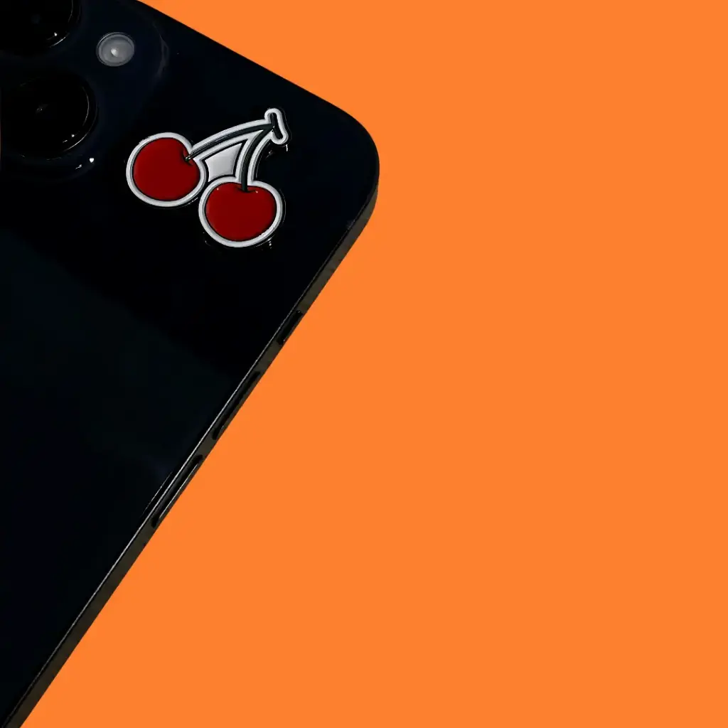 Metal Cherry Sticker