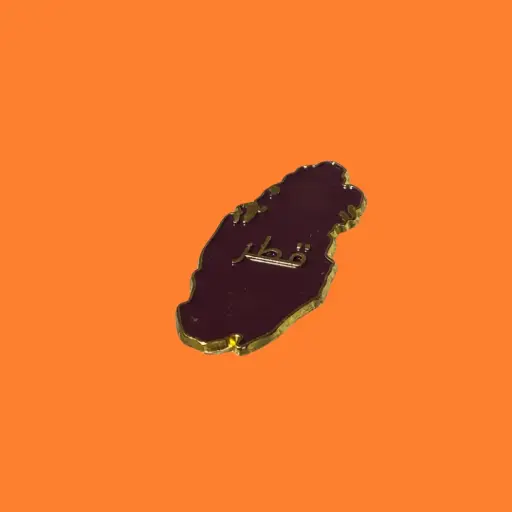 ستيكر معدني خريطة قطر