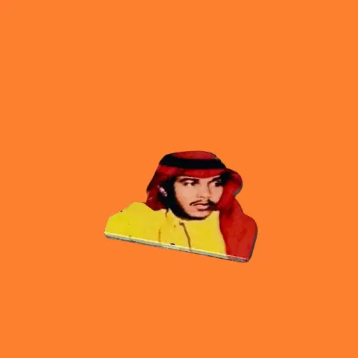 ستيكر معدني محمد عبده