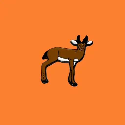 Metal sticker deer